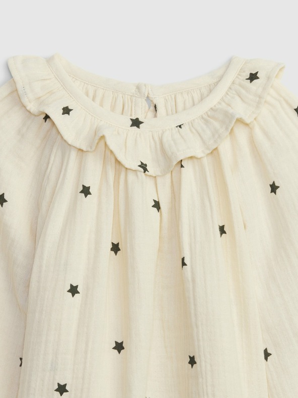 GAP Бебешки топ с волан GAP