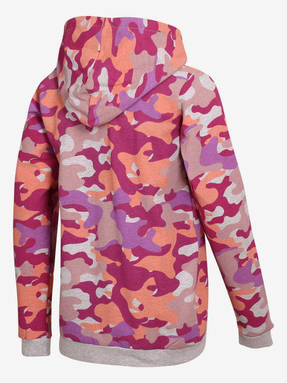 NAX NAX ABEKO Розов и сив детски шарен суитчър