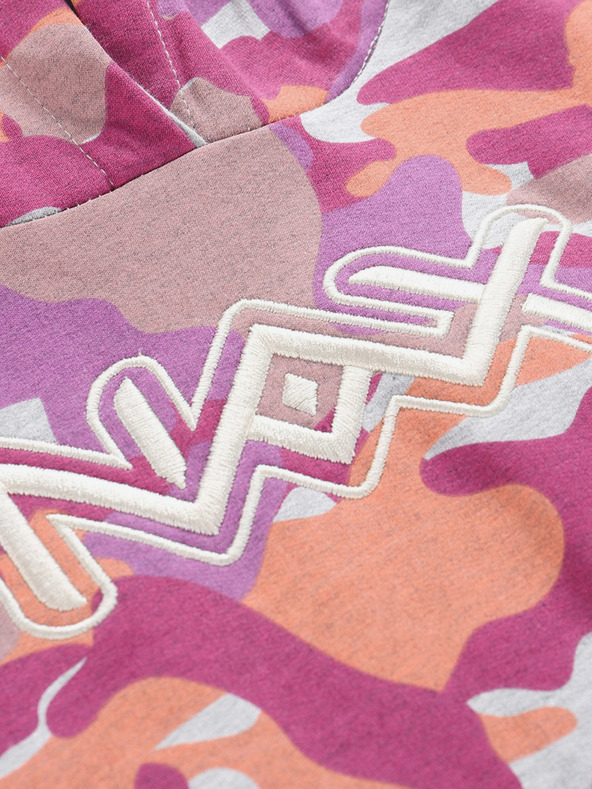 NAX NAX ABEKO Розов и сив детски шарен суитчър