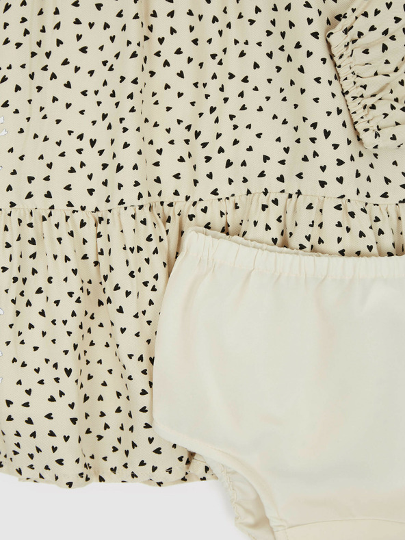 GAP Бебешка щампована рокля с волани GAP