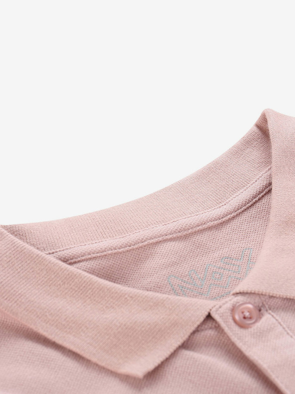 NAX Светлорозова мъжка поло риза NAX LOPAX