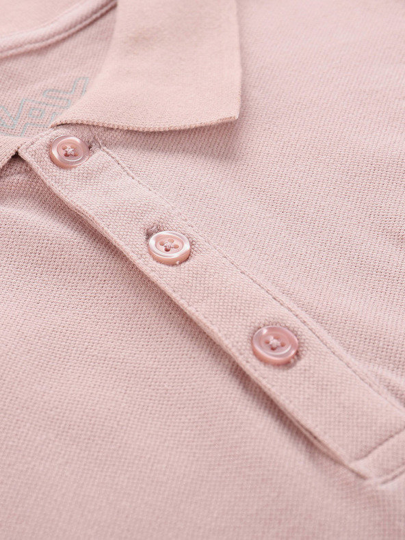 NAX Светлорозова мъжка поло риза NAX LOPAX