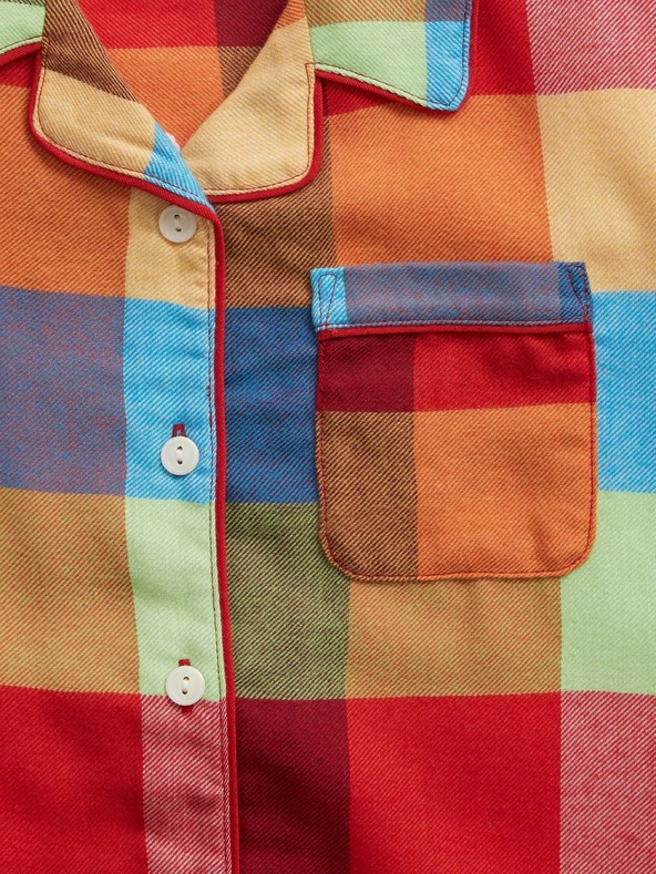 GAP Детска карирана пижама GAP