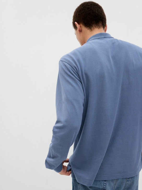GAP Polo тениска с дълъг ръкав GAP