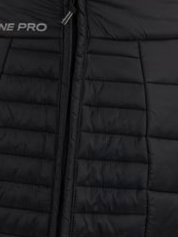 ALPINE PRO Черна дамска ватирана зимна пола ALPINE PRO OZARA