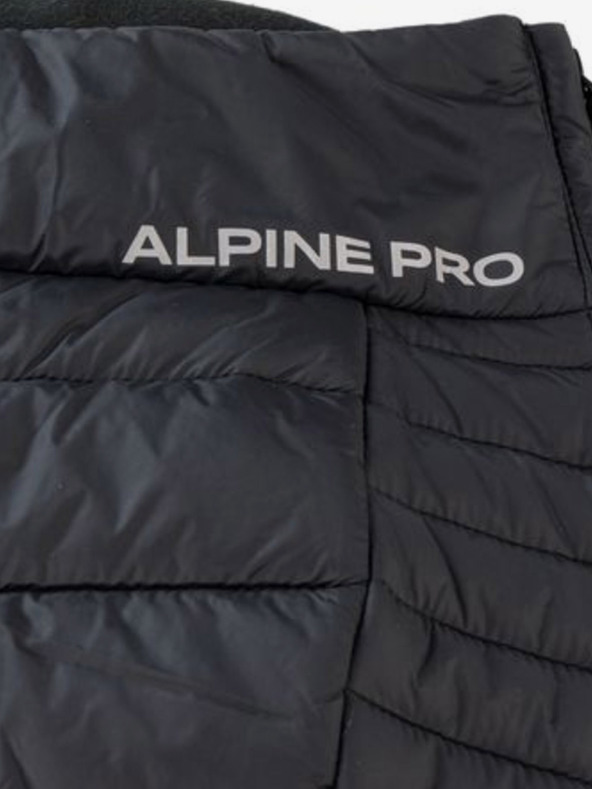 ALPINE PRO Черна дамска ватирана зимна пола ALPINE PRO OZARA