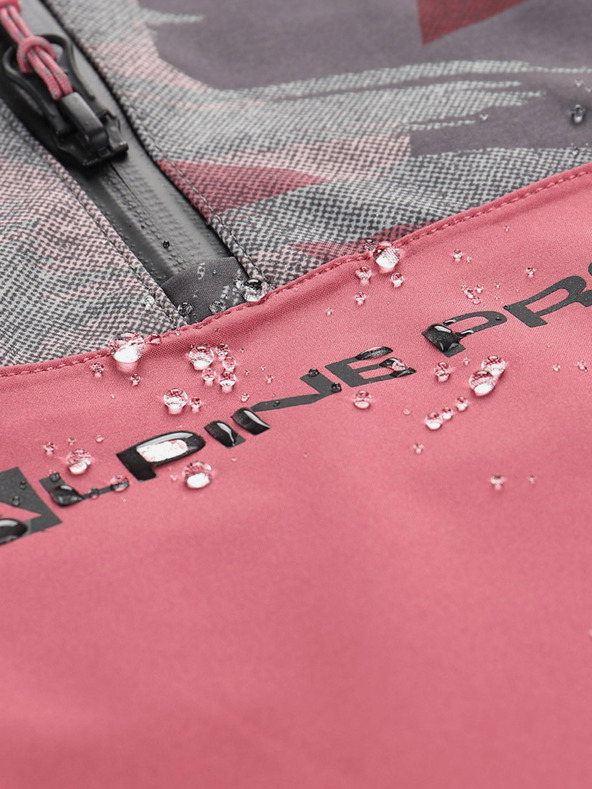 ALPINE PRO Сиво и розово детско яке ALPINE PRO GIBBO