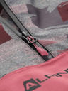 ALPINE PRO Сиво и розово детско яке ALPINE PRO GIBBO