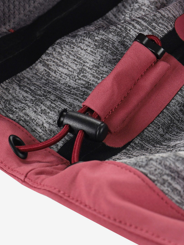 ALPINE PRO Сиво и розово детско яке ALPINE PRO GIBBO