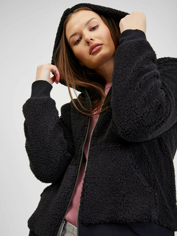 GAP Плюшен суитшърт с качулка GAP