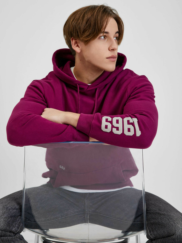 GAP Суитшърт с лого и качулка GAP