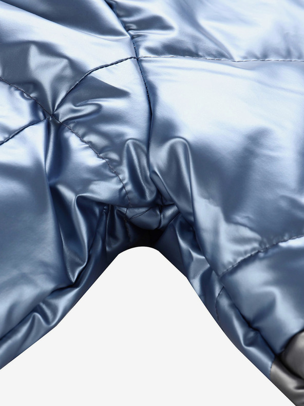 NAX Сиво и синьо палто за момичета NAX FEREGO