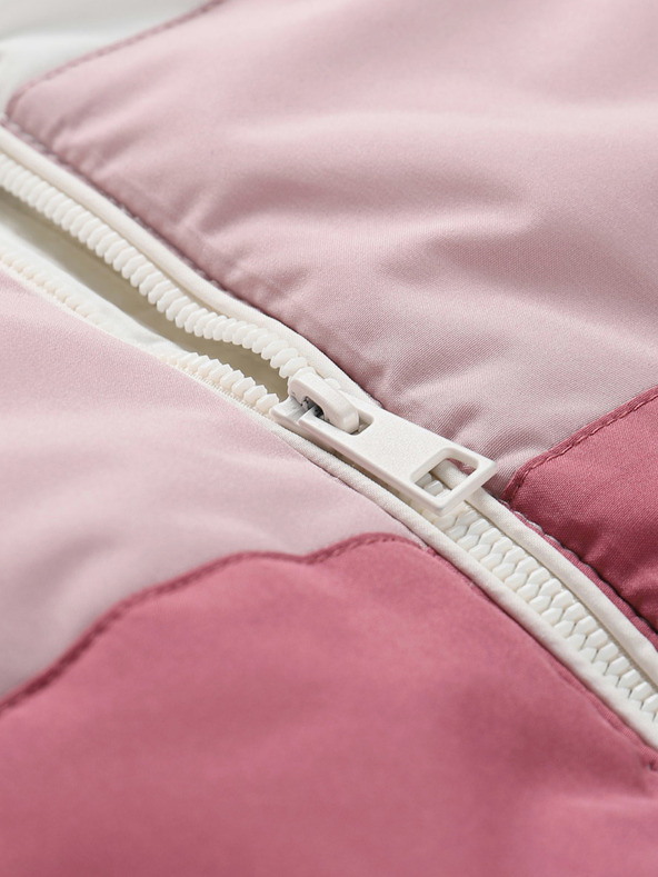 NAX Бежово и розово детско зимно яке NAX KEMENO