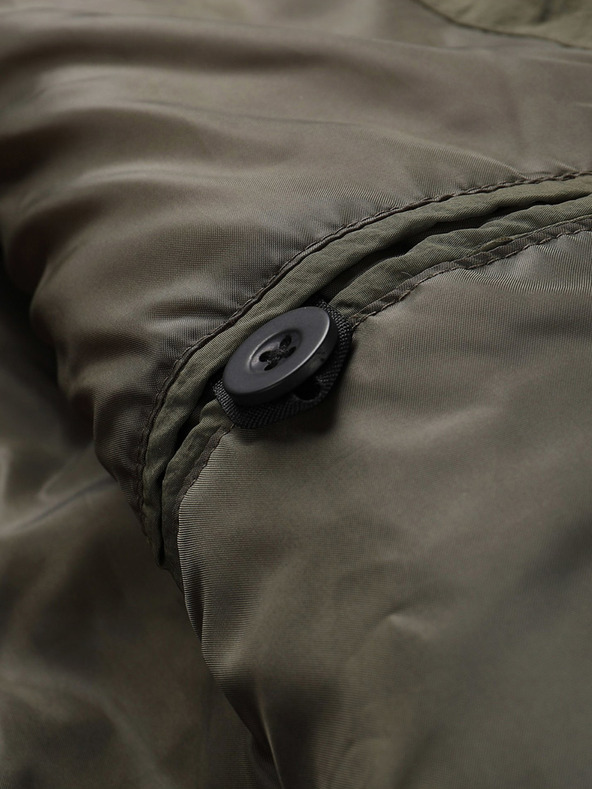 NAX Мъжко зимно яке в цвят каки NAX MOREF