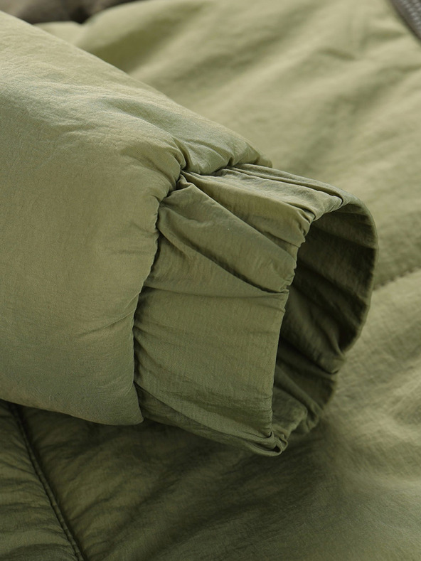 NAX Мъжко зимно яке в цвят каки NAX MOREF