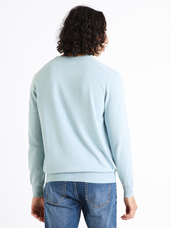 Celio Светлосин мъжки пуловер Celio Decotonv