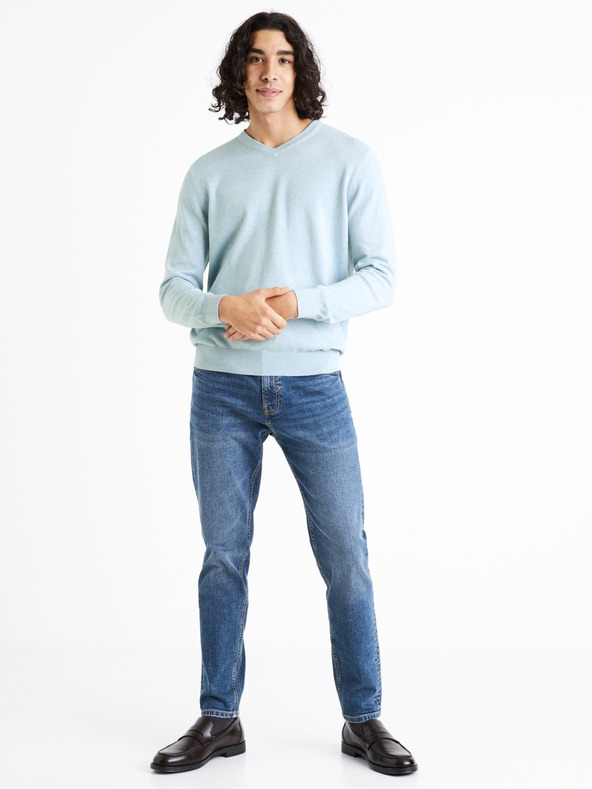 Celio Светлосин мъжки пуловер Celio Decotonv