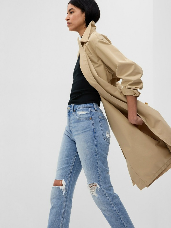 GAP Дънки straight High Rise Cheeky GAP