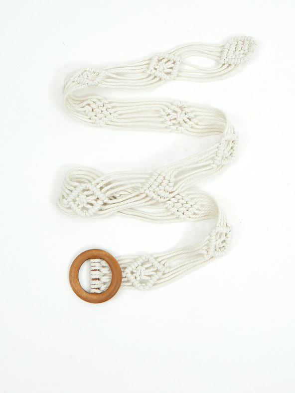 Orsay Бял дамски колан ORSAY