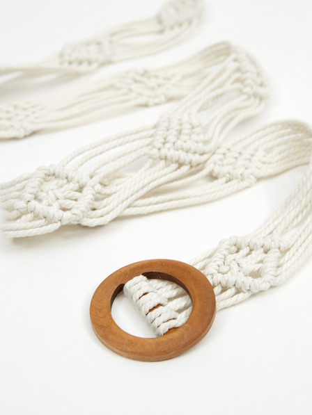 Orsay Бял дамски колан ORSAY