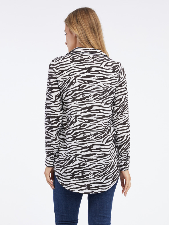 Orsay Бяло-черна дамска блуза ORSAY