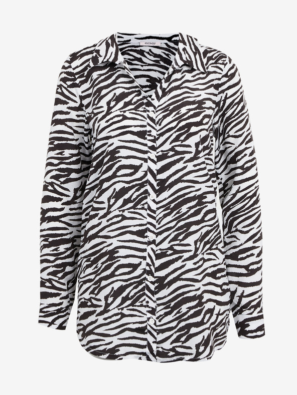 Orsay Бяло-черна дамска блуза ORSAY