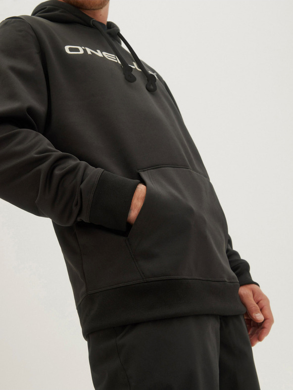 O'Neill Черен мъжки суитчър O'Neill RUTILE HOODED FLEECE