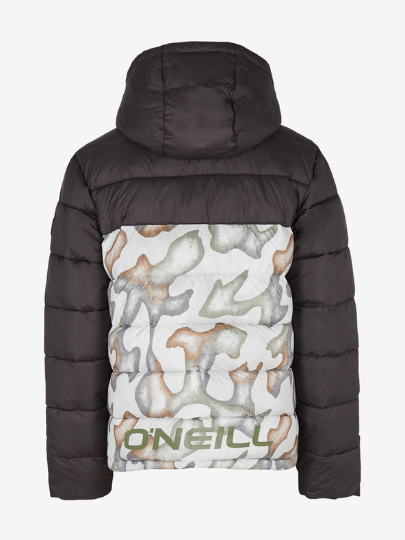 O'Neill Мъжко зимно яке с бяла и черна шарка O'Neill O'RIGINALS PUFFER JACKET
