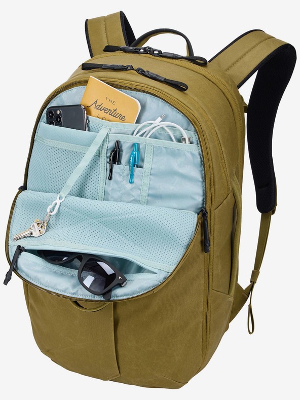 Thule Пътническа раница Thule Aion 28 l в цвят каки