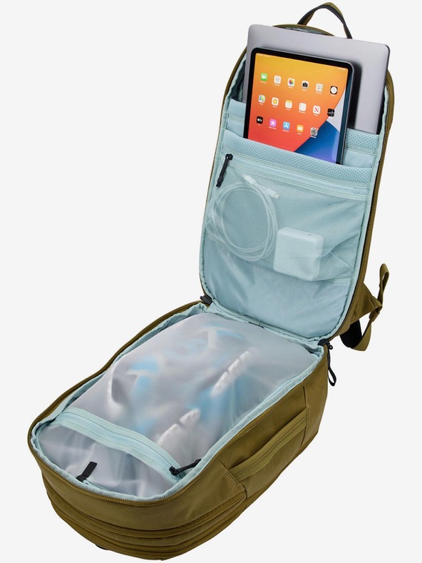 Thule Пътническа раница Thule Aion 28 l в цвят каки