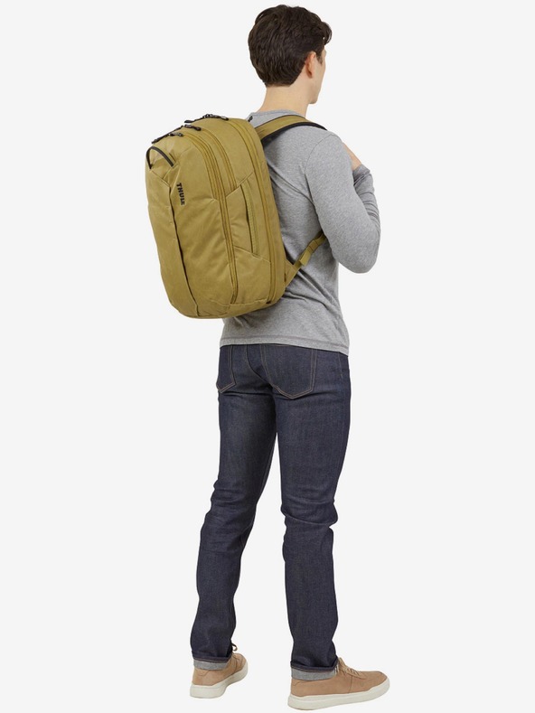 Thule Пътническа раница Thule Aion 28 l в цвят каки