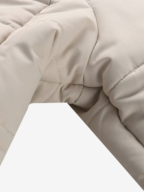 ALPINE PRO Черно-бяло зимно яке за момичета ALPINE PRO Egypo