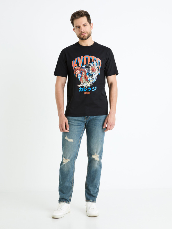 Celio Сини мъжки дънки с тясна кройка Celio Fostroy