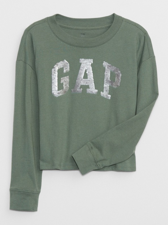 GAP Детска тениска с метално лого Gap