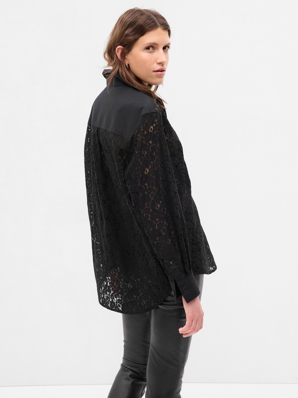 GAP Дантелена риза oversize GAP