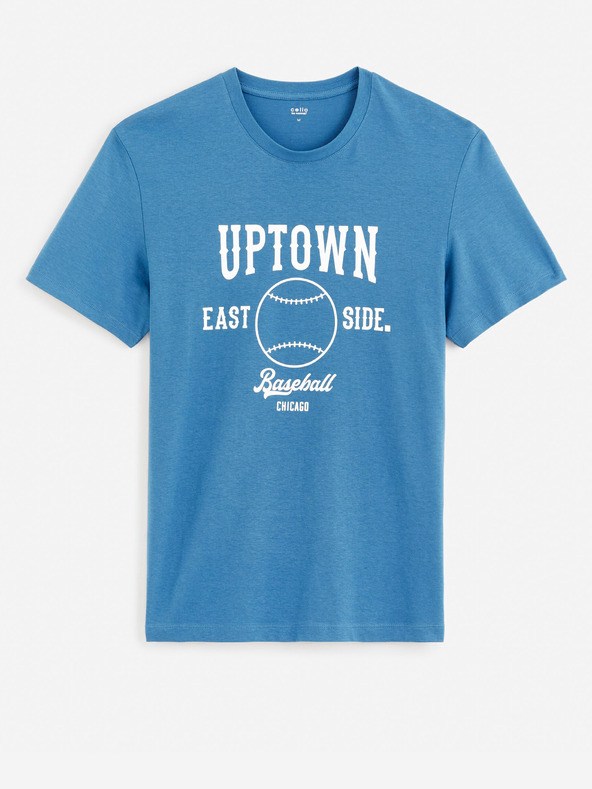 Celio Синя мъжка тениска Celio Feklyn