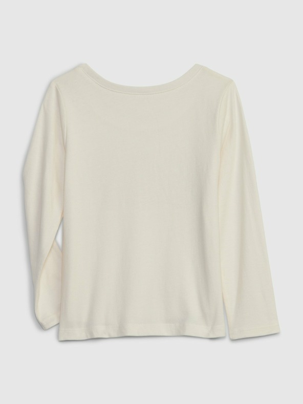 GAP Бебешка тениска с металическо лого GAP