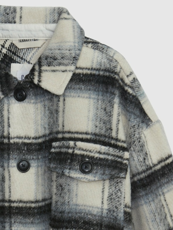 GAP Детска карирана риза-яке GAP