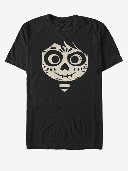 ZOOT.Fan Черна тениска за мъже с надпис ZOOT.Fan Miguel Face Pixar