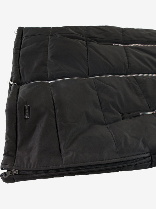 ALPINE PRO Черна дамска ватирана жилетка ALPINE PRO GANHA