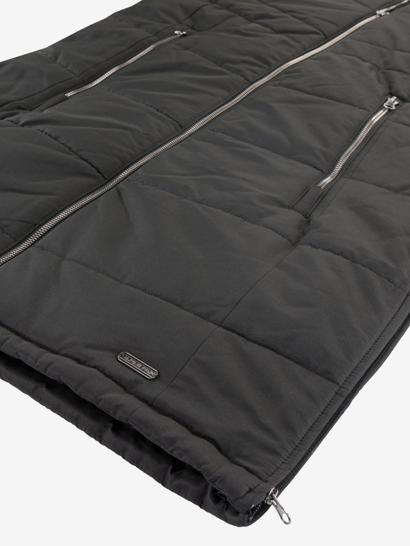 ALPINE PRO Черна дамска ватирана жилетка ALPINE PRO GANHA