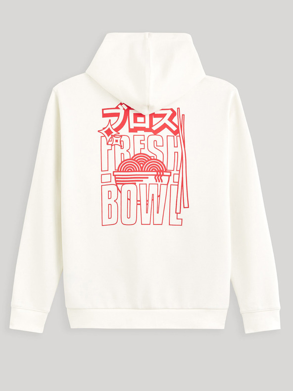 Celio Кремав мъжки суитшърт с качулка Celio Fejabowl