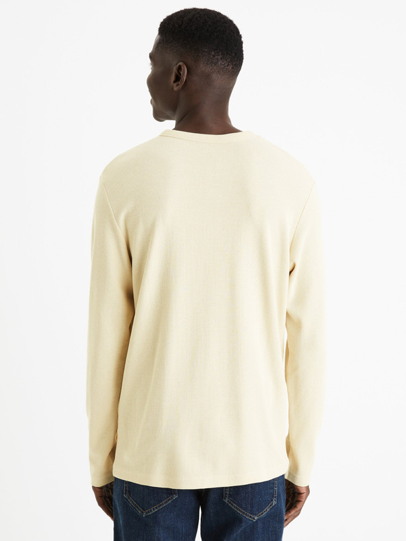 Celio Кремава мъжка тениска Celio Feplay