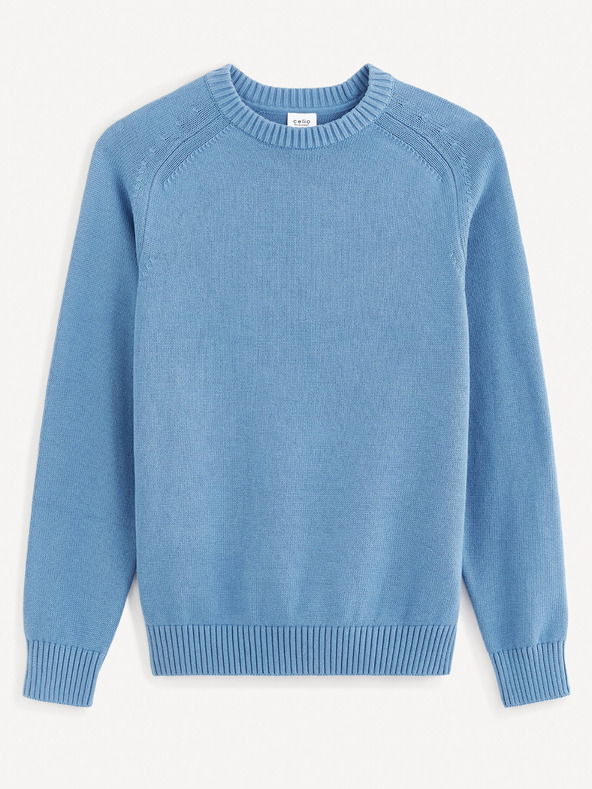 Celio Син мъжки основен пуловер Celio Febasic