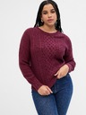 GAP Плетен пуловер с десен GAP