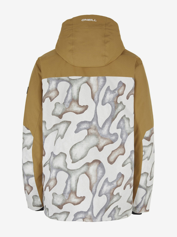O'Neill Мъжко яке за ски/сноуборд O'Neill с текстура в кремаво и горчица