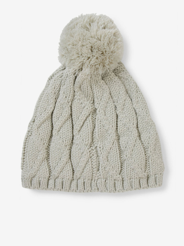 O'Neill O'Neill Nora бежова дамска зимна шапка с помпон