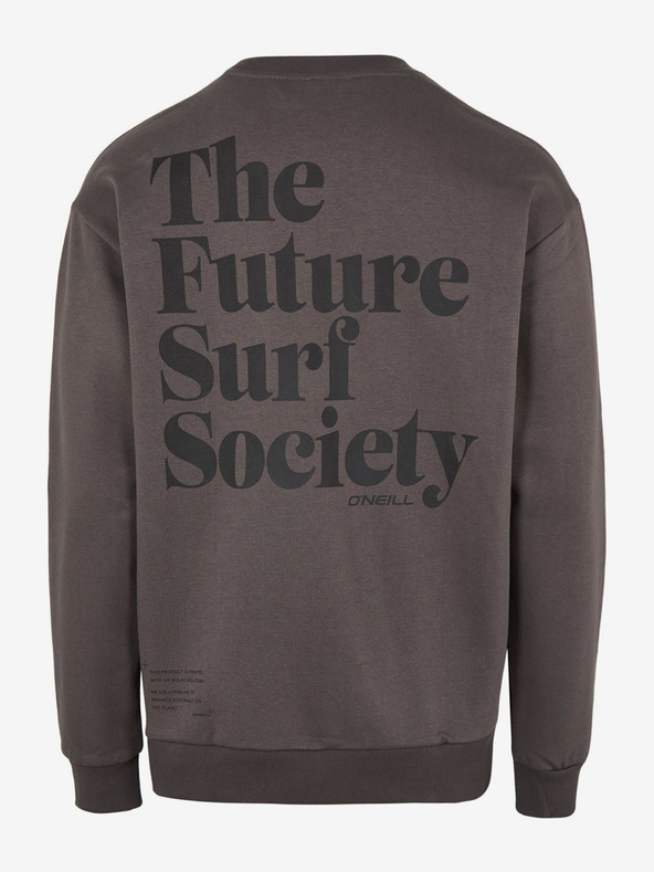O'Neill Тъмнозелен мъжки суитчър O'Neill Future Surf Society с щампа на гърба
