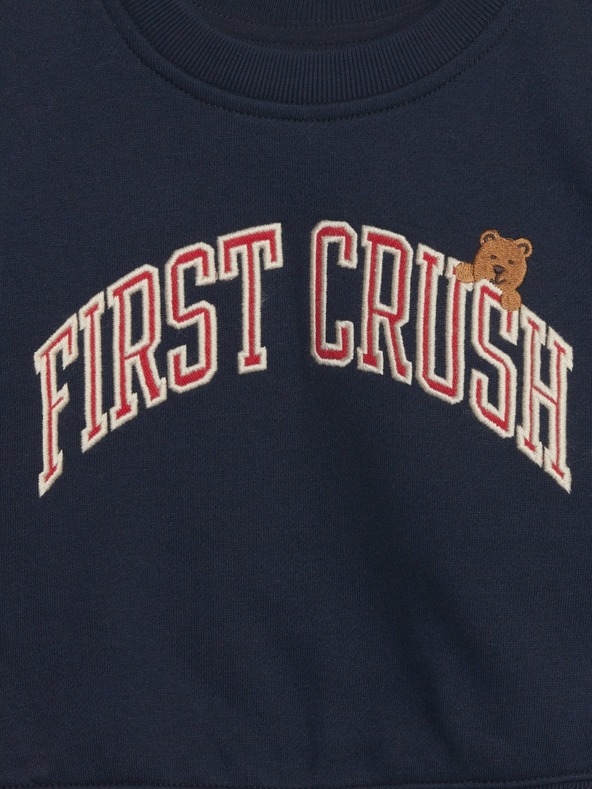 GAP Бебешки суитшърт с принт GAP