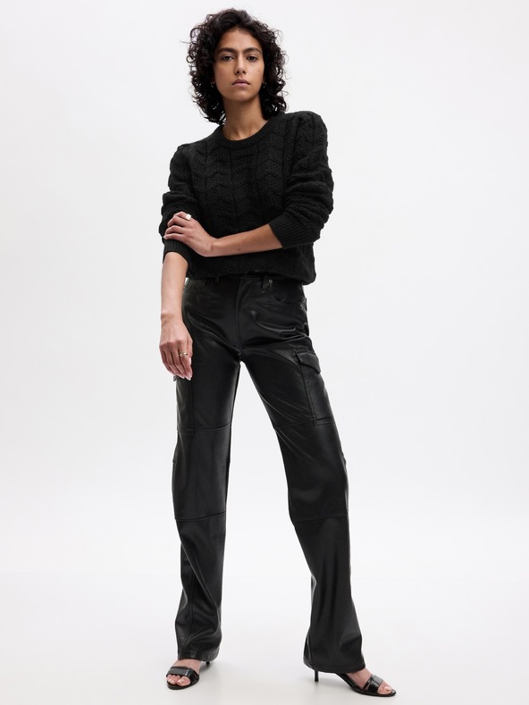 GAP Плетен пуловер с вълнена смес GAP